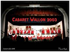 Cabaret Wallon 2003