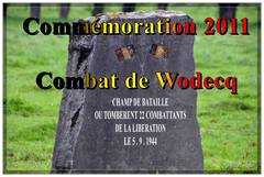 Commémoration du combat de Wodecq 2011