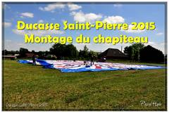 Ducasse Saint-Pierre 2015 - Montage du chapiteau 