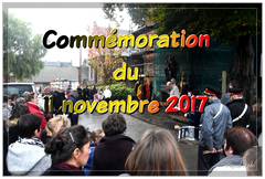 Commémorations du 11 novembre 2017