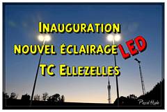 Inauguration nouvel éclairage LED TC Ellezelles