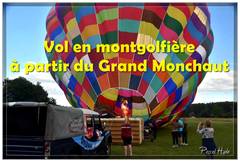 Vol en montgolfière à partir du Grand Monchaut