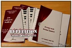 Répétition Cabaret Wallon 2022