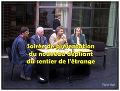 Soirée de présentation du nouveau dépliant sur le sentier de l'étrange