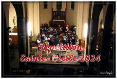 Répétition de la Sainte-Cécile 2024 des Amis Réunis