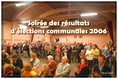 Soirée des résultats des élections communales 2006